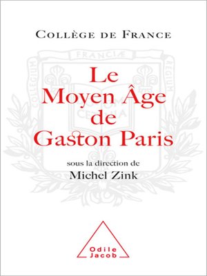 cover image of Le Moyen Âge de Gaston Paris